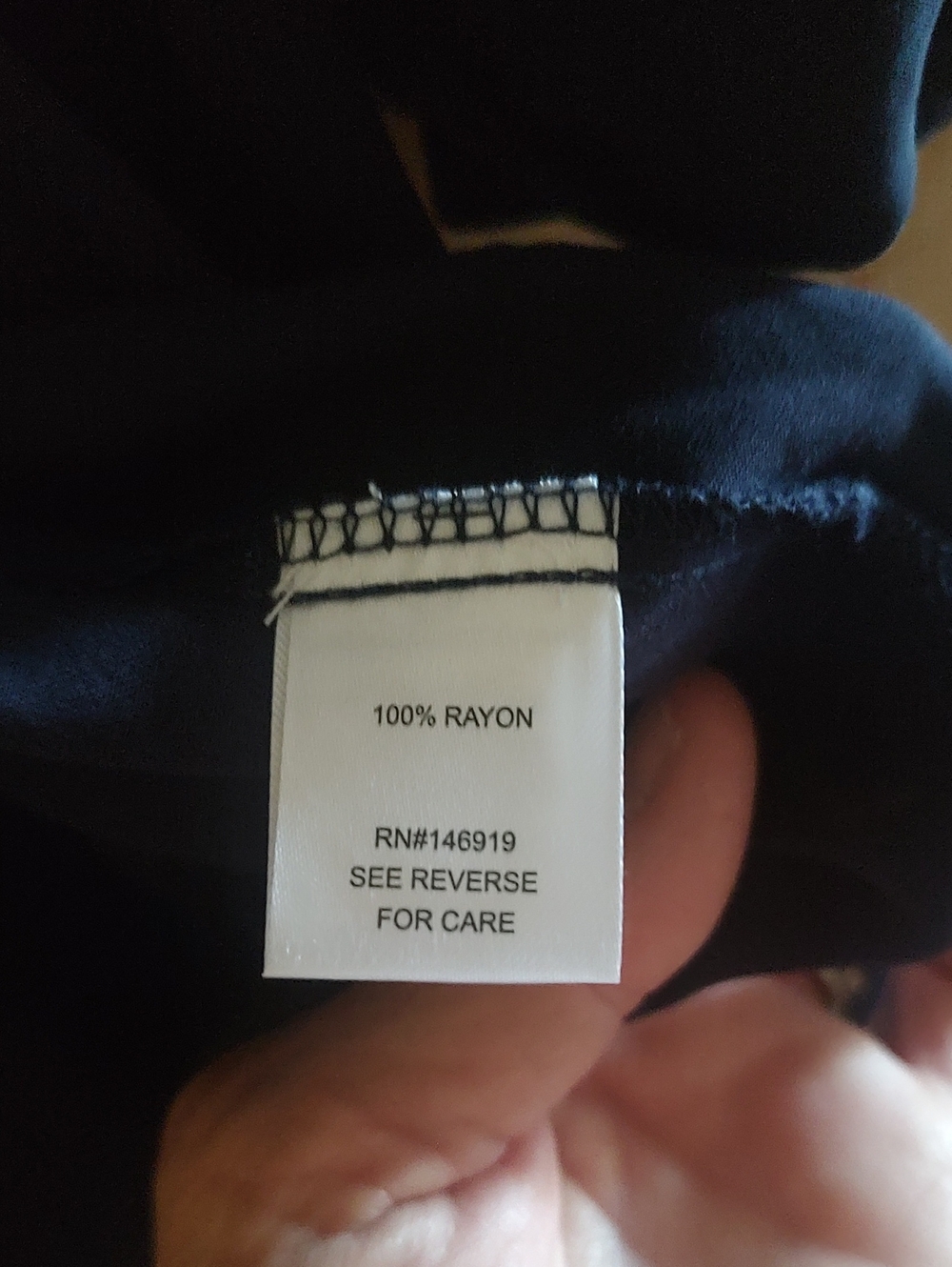 Women's Navy Blue Skirt - Classic Everyday Style - Picture 3 of 4